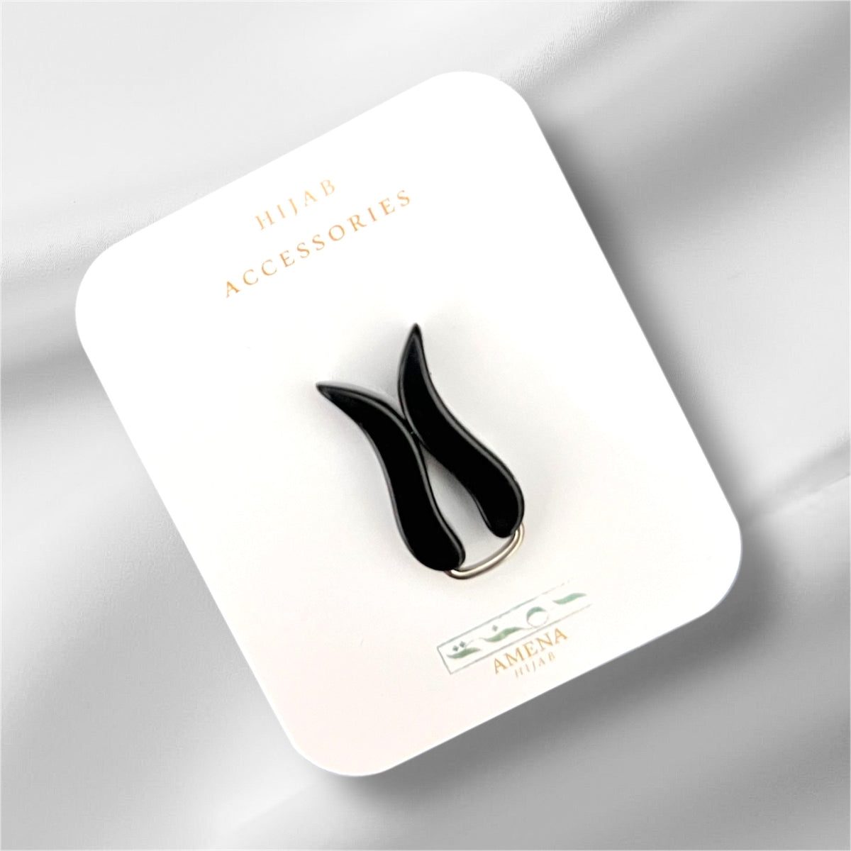 (Black)Turkish Hijab Clip Pin