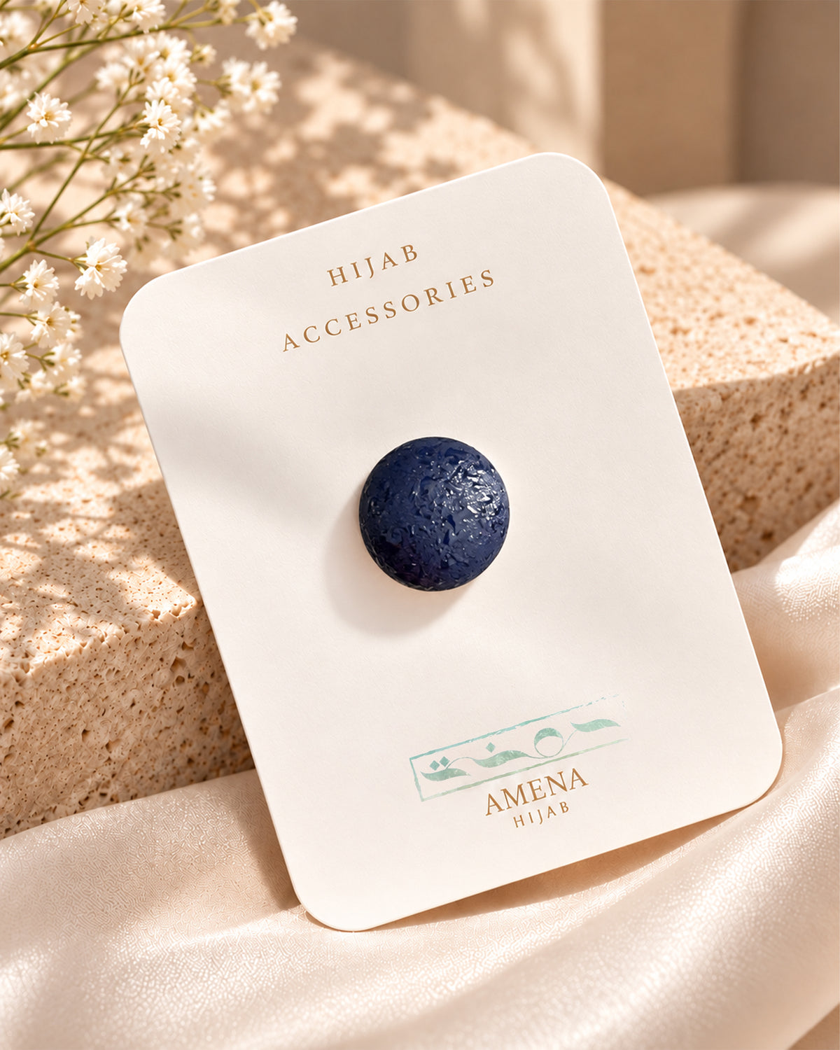 Turkish Magnetic Pin(Navy)