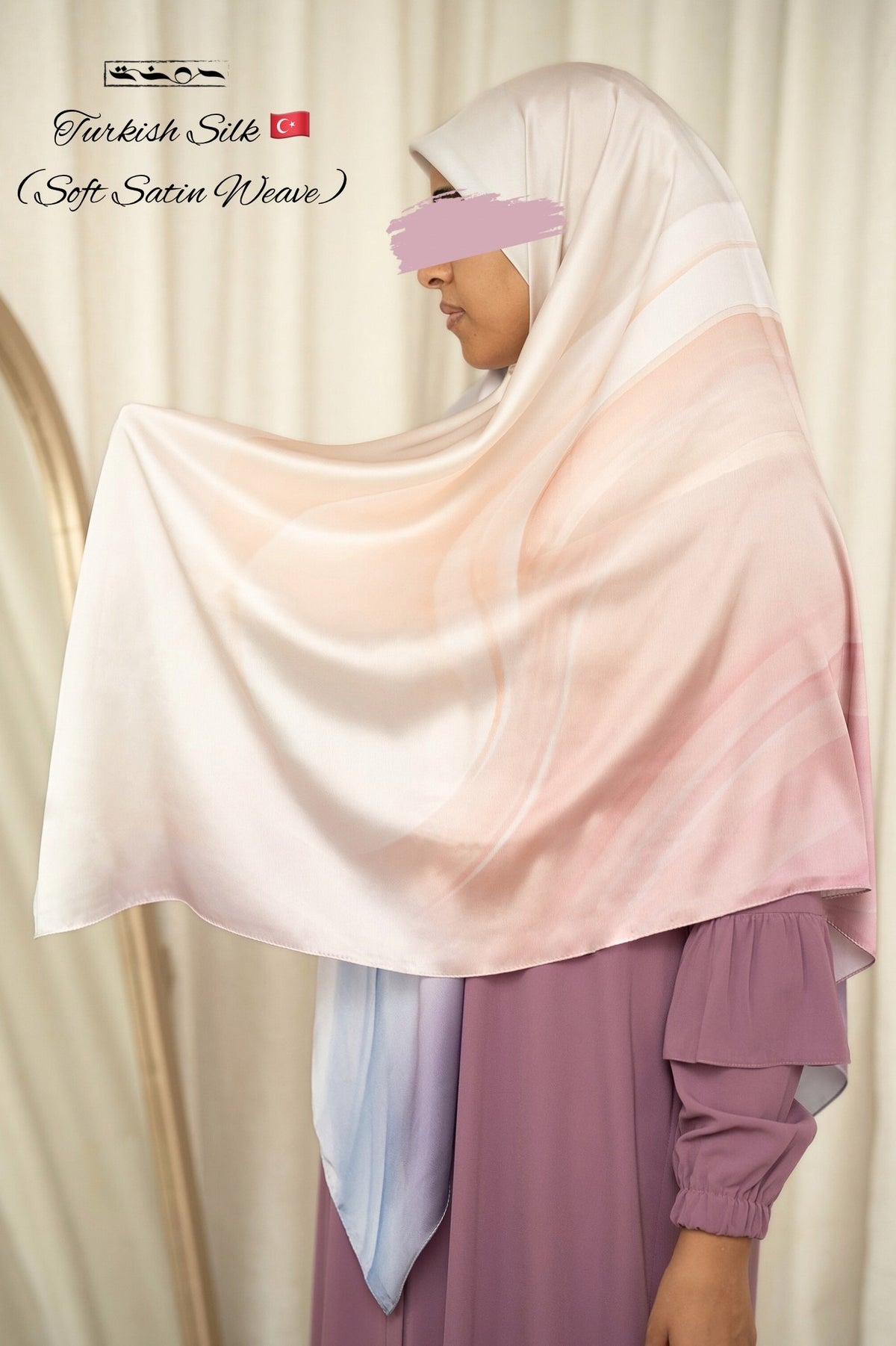 Luxury Turkish Silk Hijab – Taif