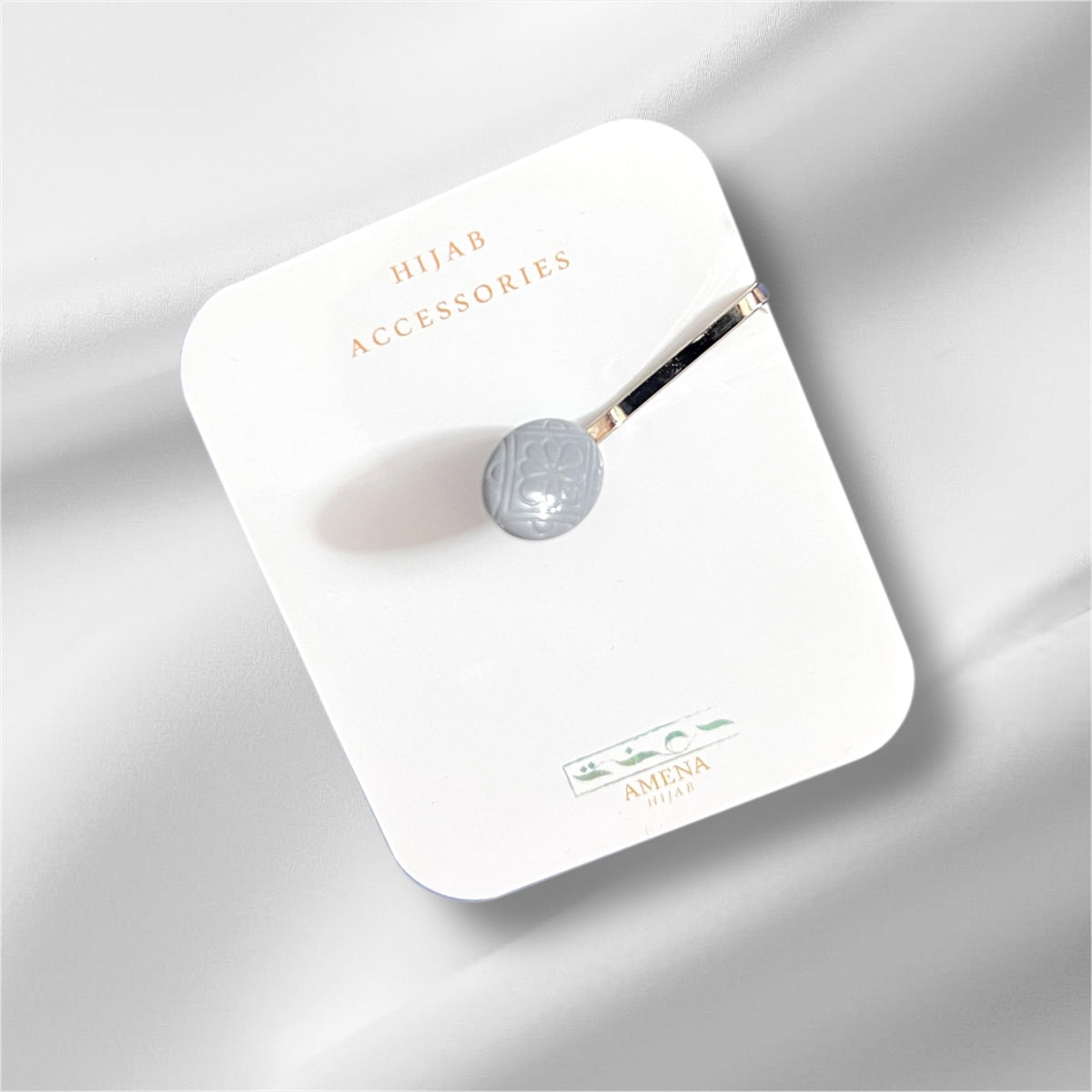 (Gray)Turkish Hijab Clip Pin