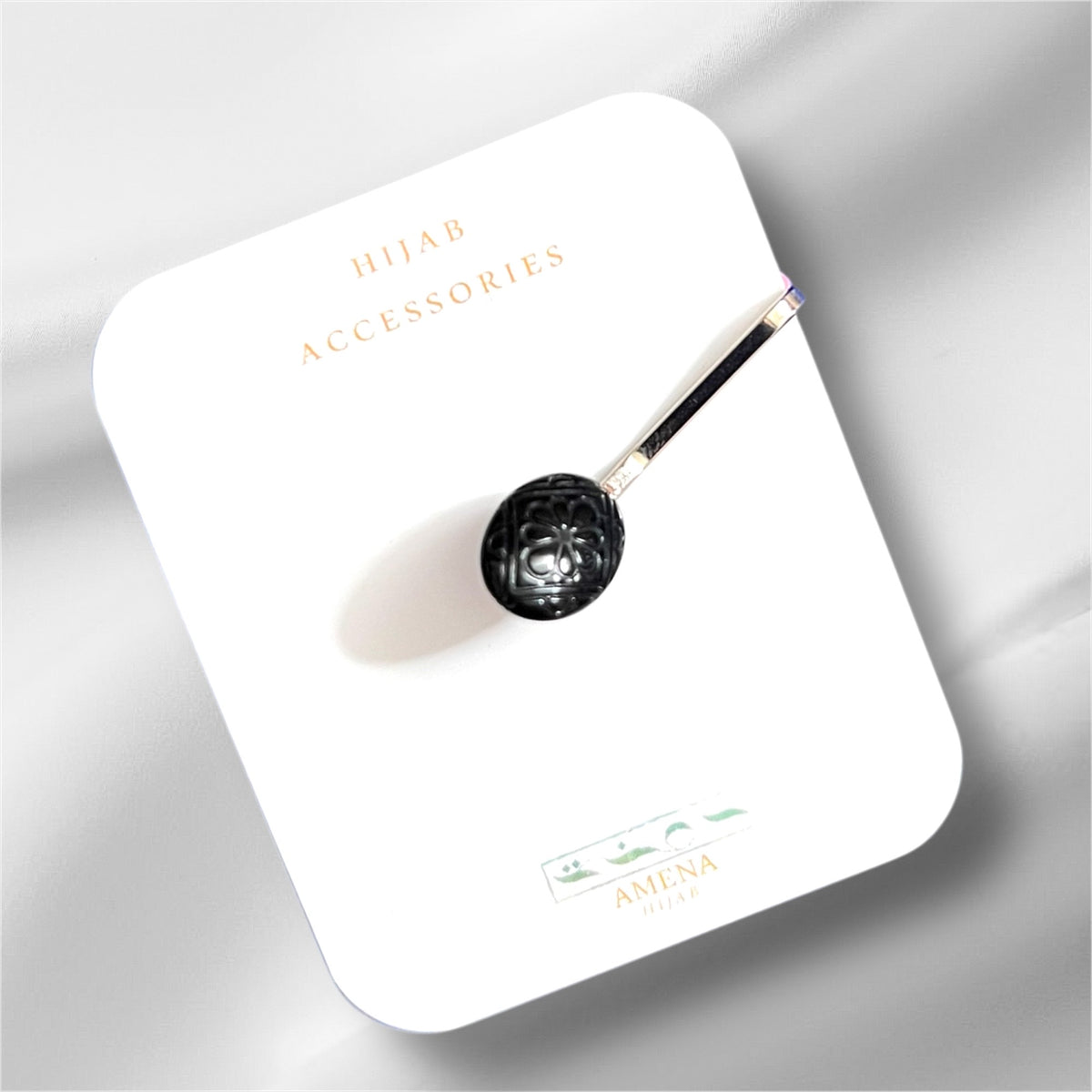 (Black)Turkish Hijab Clip Pin