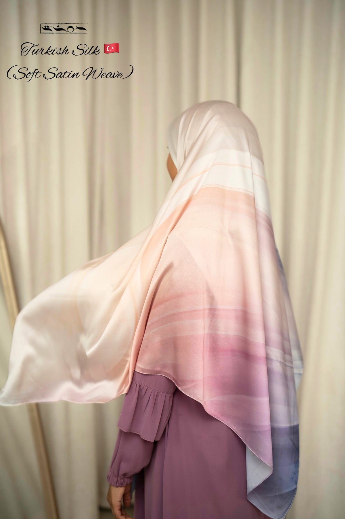 Luxury Turkish Silk Hijab – Taif