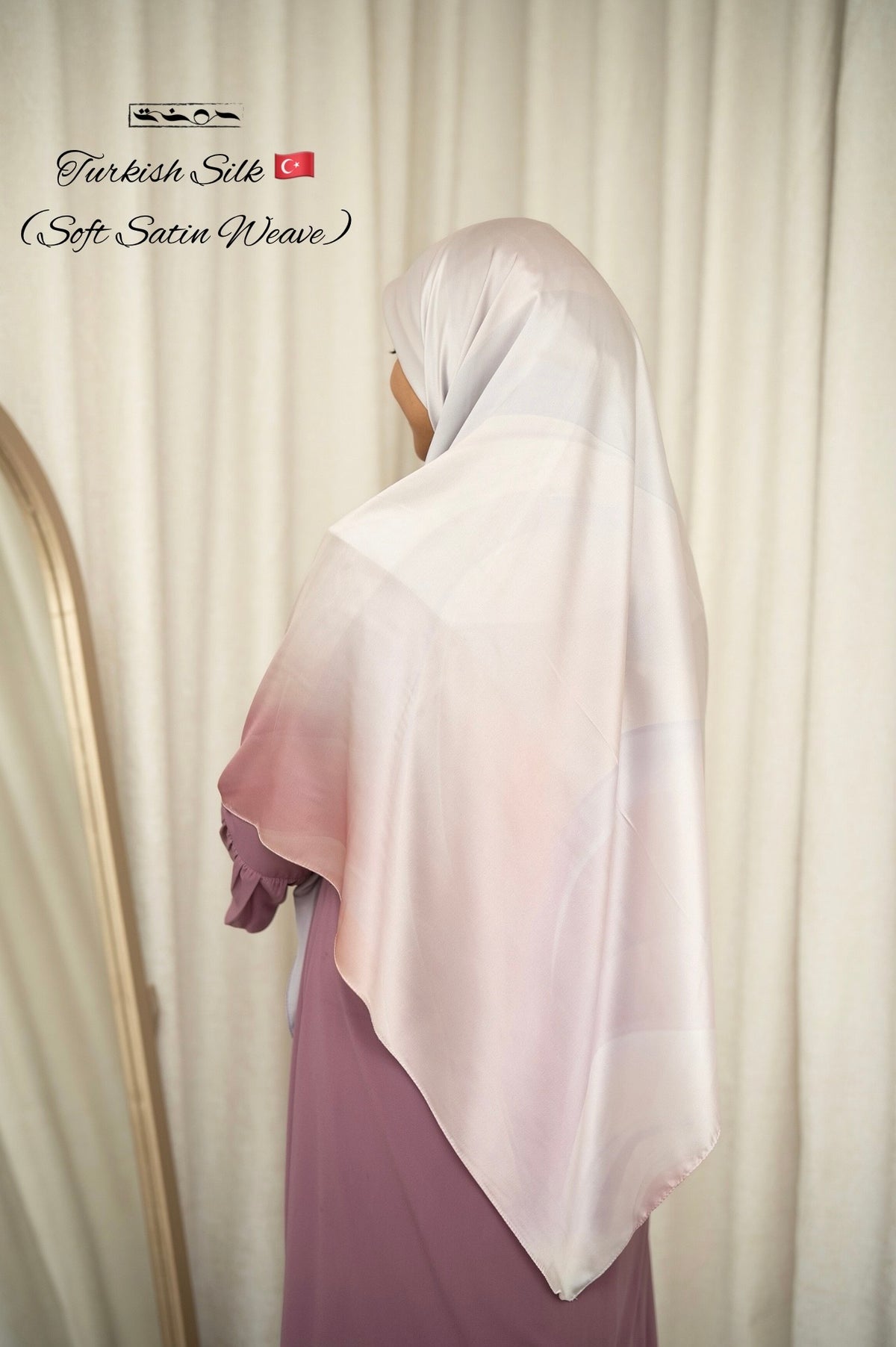 Luxury Turkish Silk Hijab – Taif