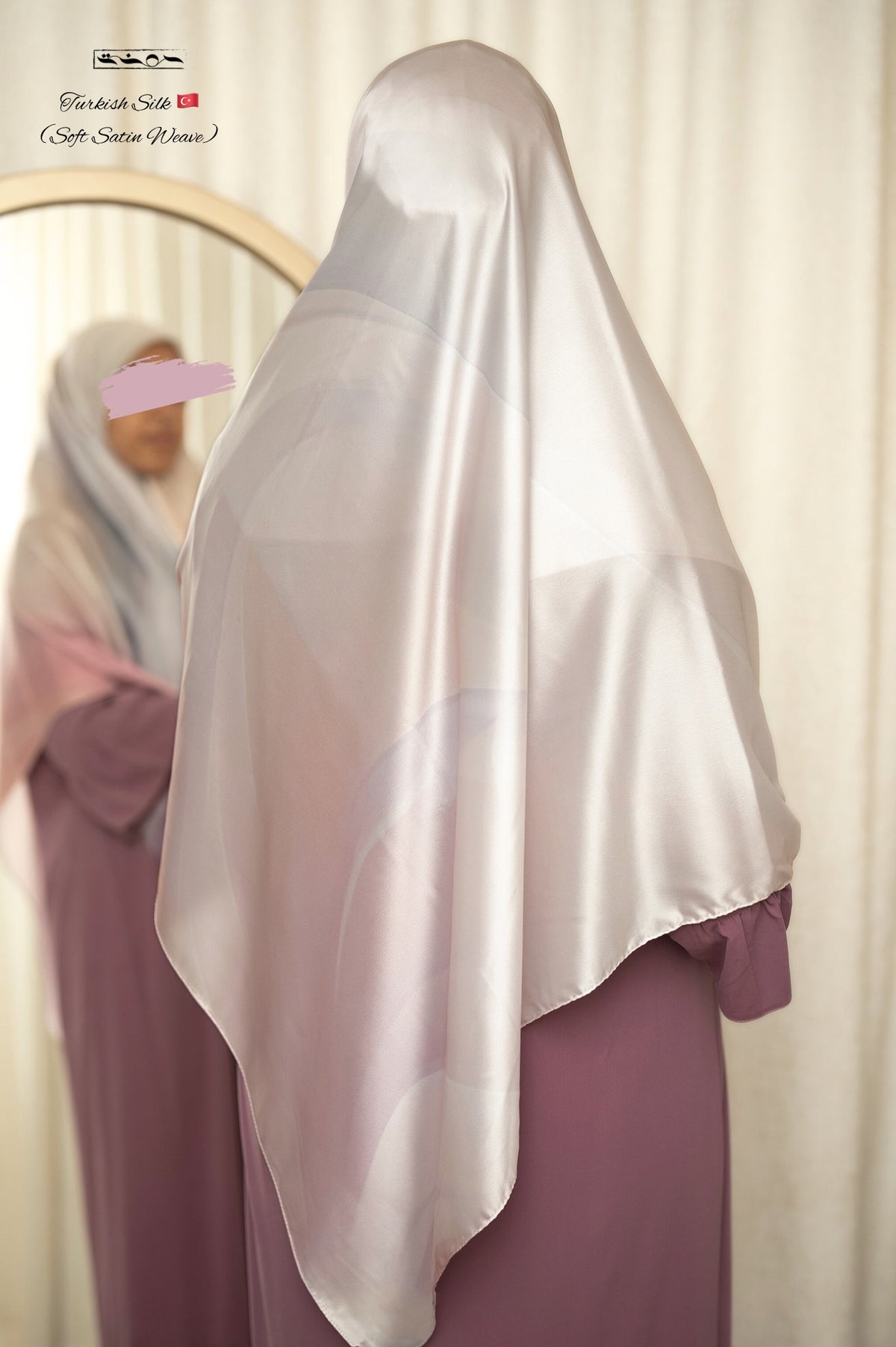 Luxury Turkish Silk Hijab – Taif