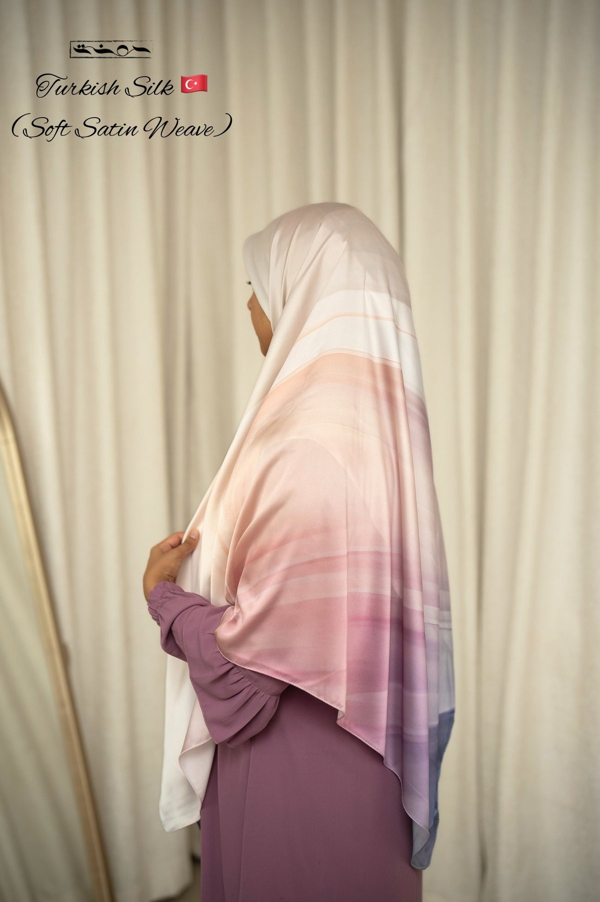 Luxury Turkish Silk Hijab – Taif